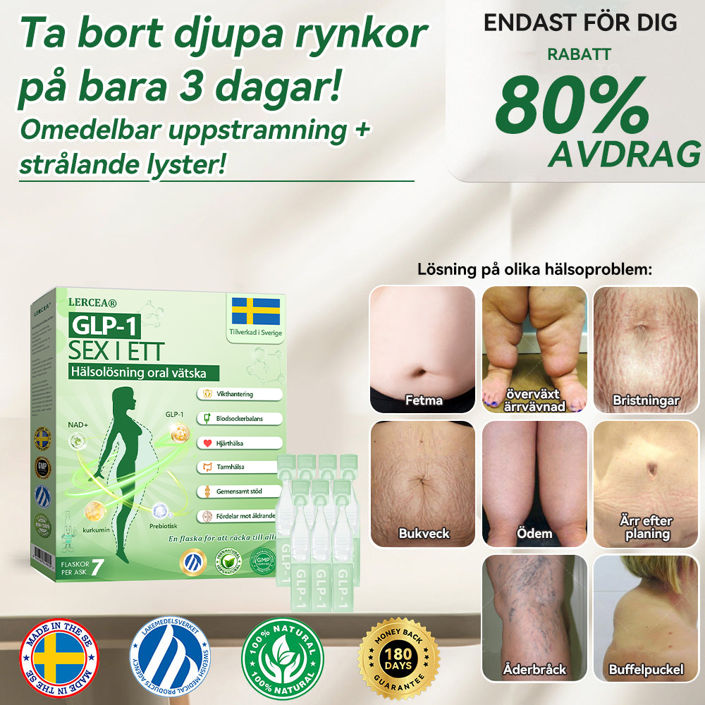 Officiell butik | đđŹđđ¶đđŒÂź đđđ-đ SIX-IN-ONE HĂ€lsolösning Oral VĂ€tska đđ (En dos varje dag â synliga resultat pĂ„ bara 7 dagar) ⥠För fetma, hjĂ€rt-kĂ€rlhĂ€lsa, diabetes, sömnapnĂ©, ledproblem och mer