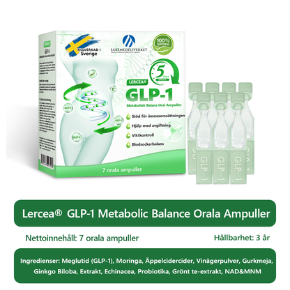 🔥🔥 30 % RABATT|𝐋𝐄𝐑𝐂𝐄𝘼® 𝐆𝐋𝐏-𝟏 Multifunktionella Orala Ampuller