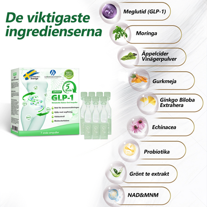🔥🔥 30 % RABATT|𝐋𝐄𝐑𝐂𝐄𝘼® 𝐆𝐋𝐏-𝟏 Multifunktionella Orala Ampuller